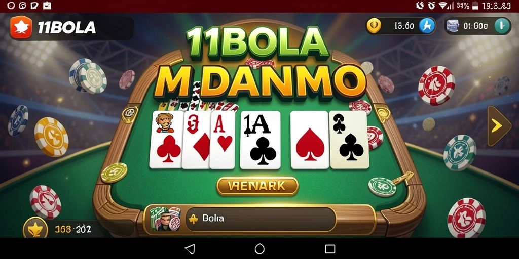 Tampilan gameplay menarik dalam game Domino 11BOLA.
