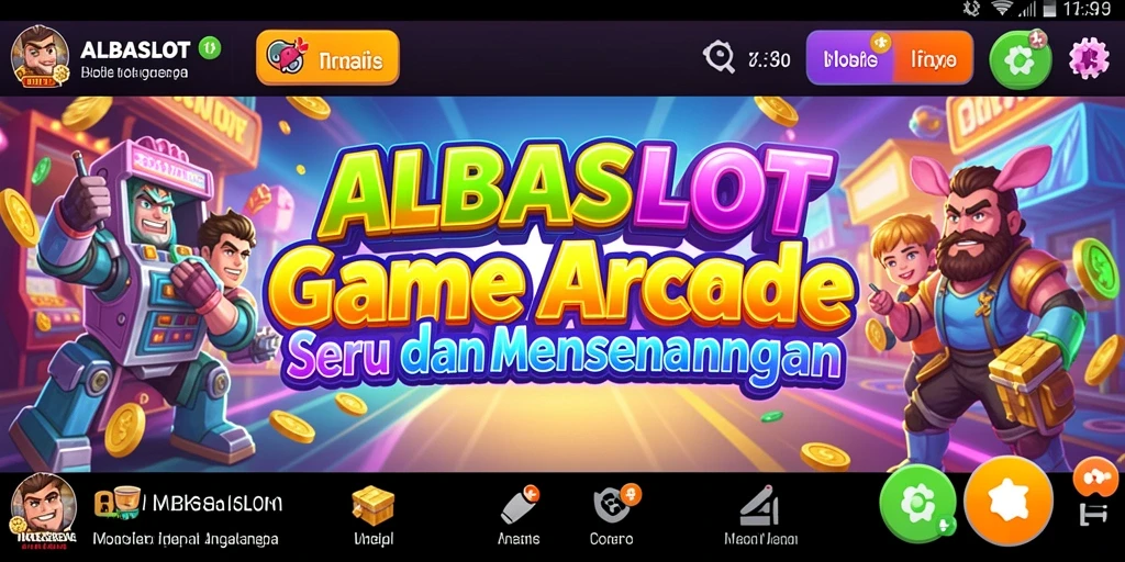 Tampilan gameplay seru dan menantang dari ALBASLOT.