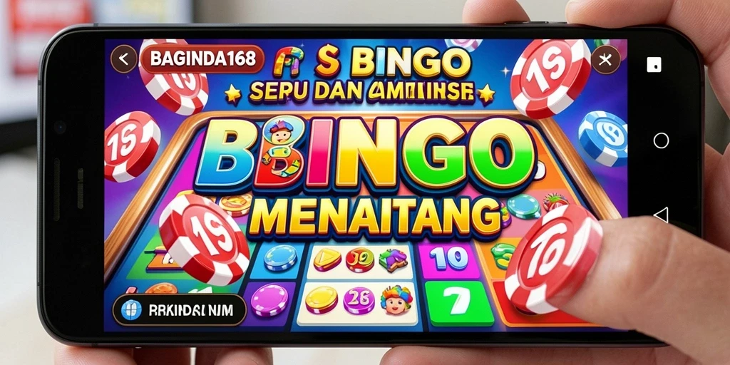 Tampilan gameplay seru di BAGINDA168 dengan suasana Bingo yang menyenangkan.