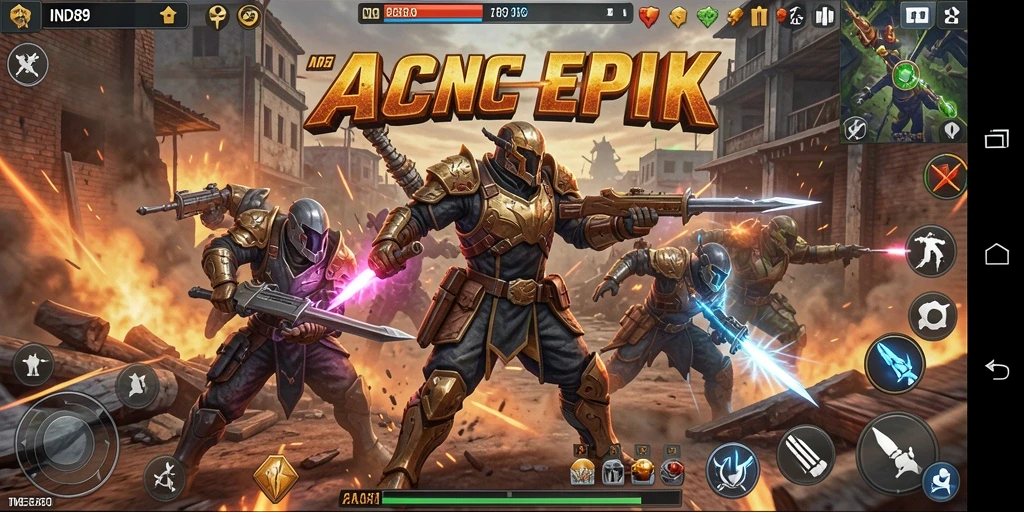 Gameplay seru dengan aksi menegangkan dalam IND89.