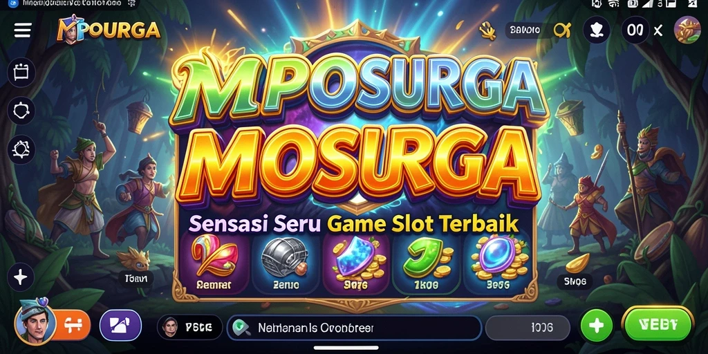 Tampilan permainan slot MPOSURGA yang penuh warna dan menarik.