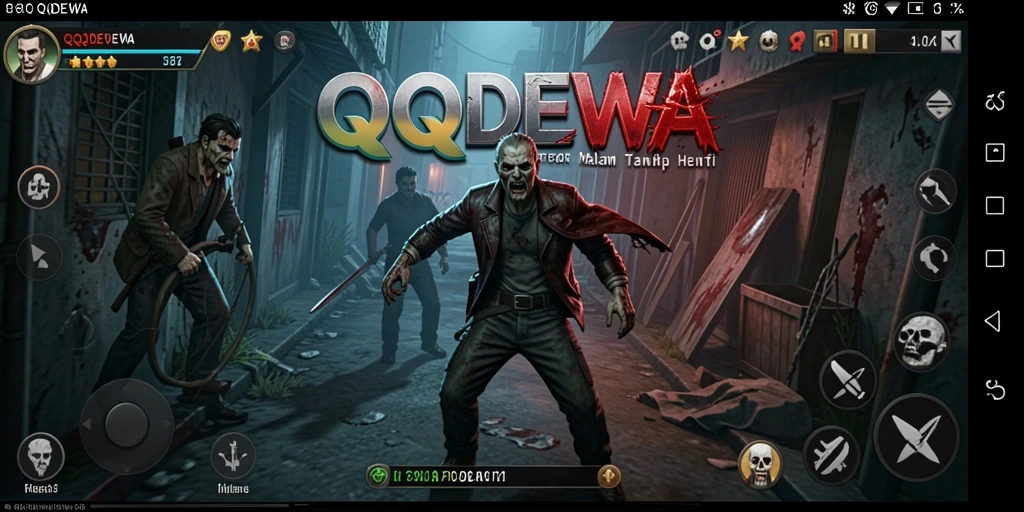 Gameplay menakutkan dalam dunia kegelapan dan ketegangan.