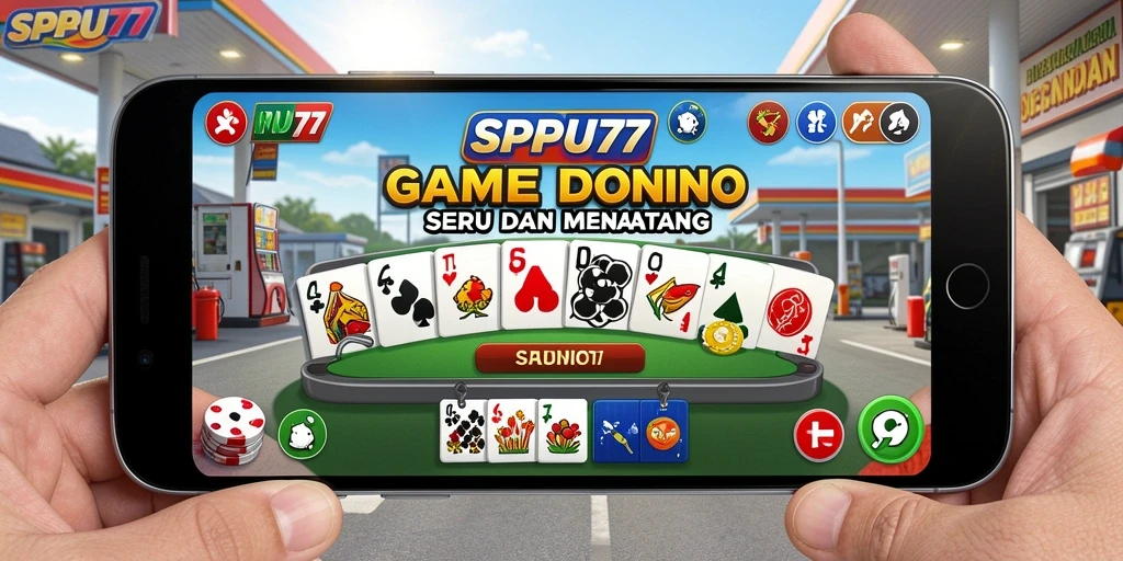 Tampilan gameplay seru dan menarik dalam permainan Domino.