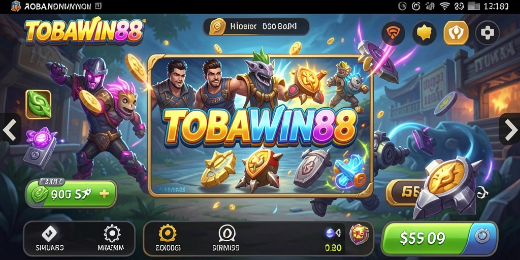 Tampilan gameplay TOBAWIN88 yang menarik dan interaktif.